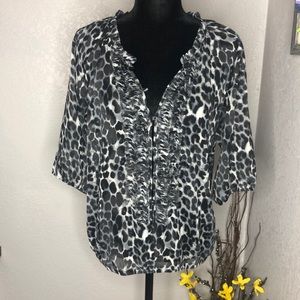 Express Cheetah Blouse